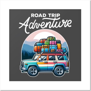 Road Trip Adventure Posters and Art